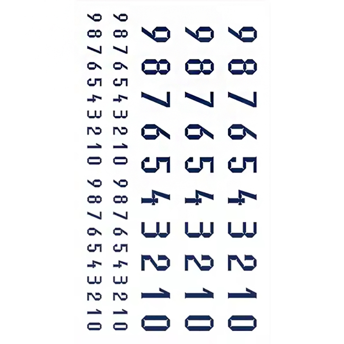 Zahlen im Retro-Style – Bild 2