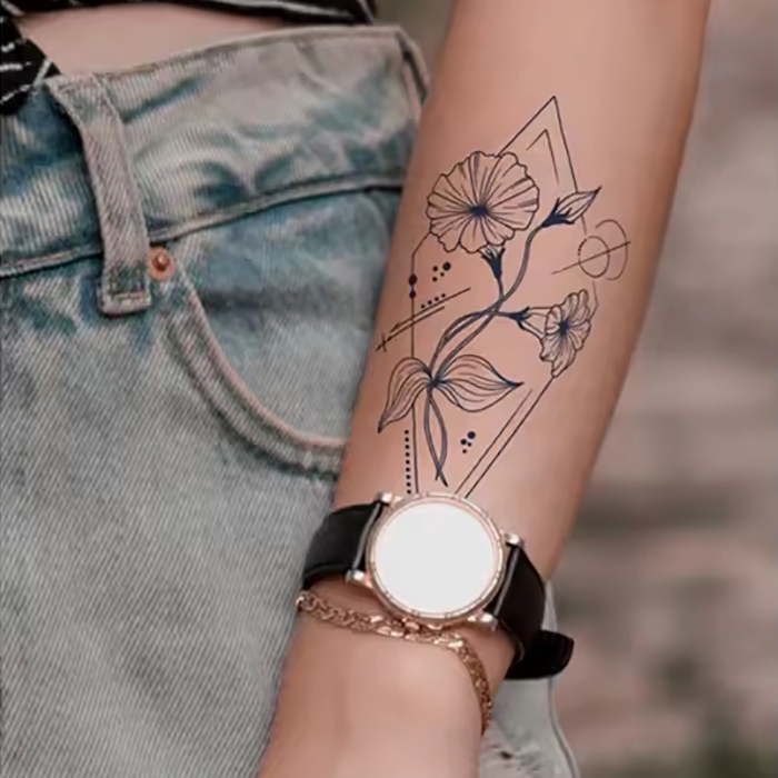 Florales Diamantmotiv – Bild 1