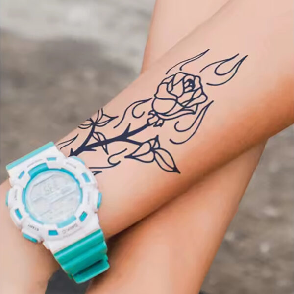 Brennende Rose – Bild 1